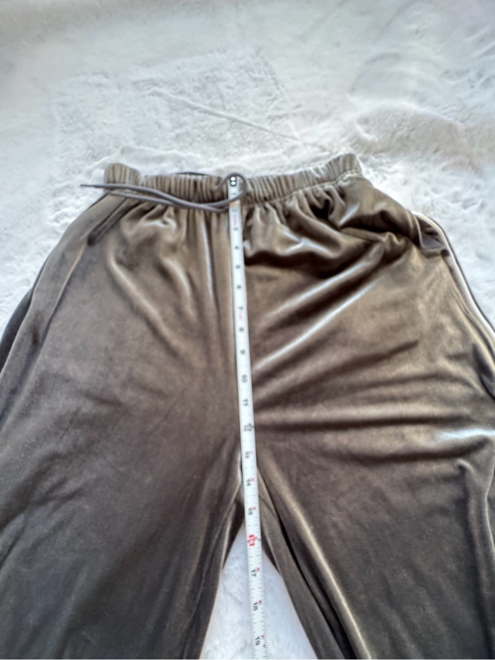 Velvet Grey  Drawstring Relaxed-Fit Pants - Picture 8 of 9